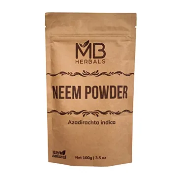 MB Herbals Neem Powder 100% Pure Wildcrafted Supplement