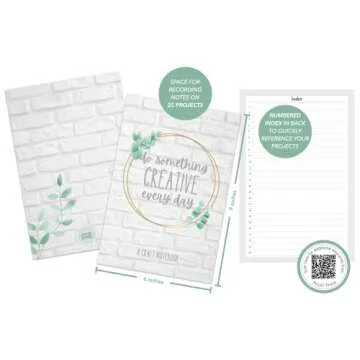 Eternal Bliss Yarn from Yarn Bee, Jumbo Chunky Chenille Yarn for Knitting, Crocheting, and Crafts, 2 Pack Bundle with Craft Notebook from Pro31 Press (Spa Blue)