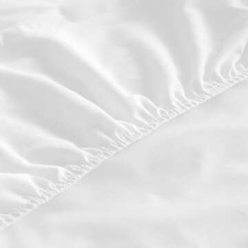 Changing Pad Cover Waterproof, 2 Pack Diaper Change Table Sheets for Baby Boys Girls, Fitted Cradle Sheets for 32"x16" Contoured Pad, Breathable & Ultra Soft, White