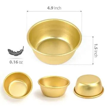 Eutuxia Makgeolli Bowls for Korean Traditional Raw Rice Wine Dongdongju, Soup or Any Drinks. Set of 4. Lightweight & Sturdy Aluminum Cup. Great for BBQ Parties, Camping & All Occasions. Made in Korea