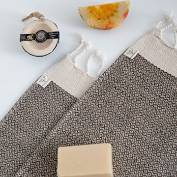 Smyrna Turkish Cotton Wash Cloths Eco-Friendly Soft Towels