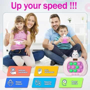 Blackma Fast Push Game Pop Fidget Toy for Kids