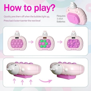 Blackma Fast Push Game Pop Fidget Toy for Kids