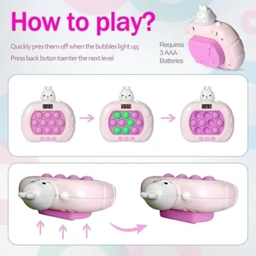 Blackma Fast Push Game Pop Fidget Toy for Kids