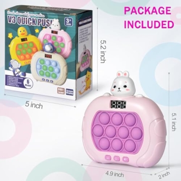 Blackma Fast Push Game Pop Fidget Toy for Kids