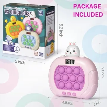 Blackma Fast Push Game Pop Fidget Toy for Kids