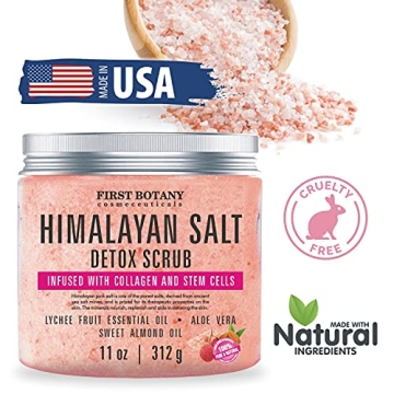 First Botany Himalayan Salt Body Scrub for Exfoliation