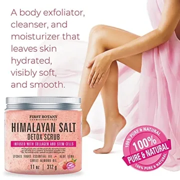 First Botany Himalayan Salt Body Scrub for Exfoliation