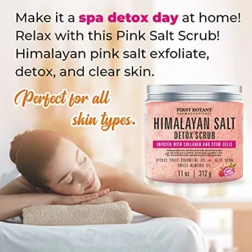 First Botany Himalayan Salt Body Scrub for Exfoliation