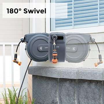 Giraffe Tools AW30 Retractable Hose Reel - Durable & Easy