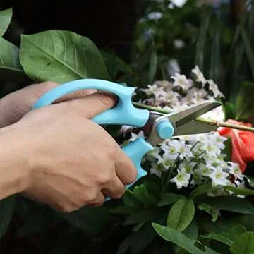 Premium Jasni Garden Pruning Shears with Comfort Grip Handle