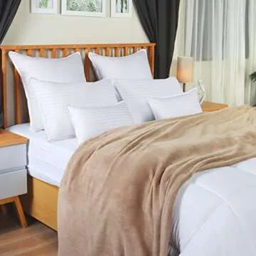 Utopia Bedding Bed Pillows for Sleeping King Size (White), Set of 2, Cooling Hotel Quality, for Back, Stomach or Side Sleepers