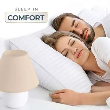 Utopia Bedding Bed Pillows for Sleeping King Size (White), Set of 2, Cooling Hotel Quality, for Back, Stomach or Side Sleepers