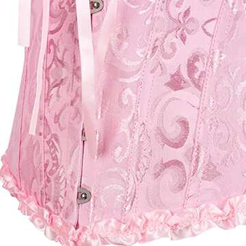 Buy Glabeko Plus Size Corset Top for Women in Pink