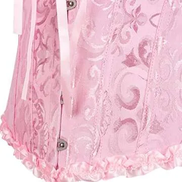 Buy Glabeko Plus Size Corset Top for Women in Pink