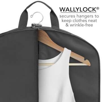 WallyBags 60” Deluxe Garment Bag for Easy Travel