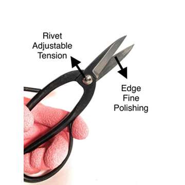 7.3” Bonsai Scissors - High Carbon Steel Precision Shears