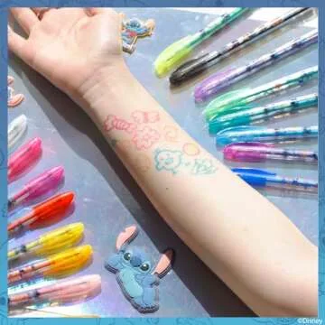 Disney Stitch Glitter Pen Body Art Set for Creative Kids