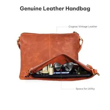 VALENCHI Crossbody Bag for Women - Premium Leather Style