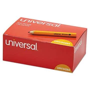 UNV24264 Golf Pencils - 144 Pack for Teachers and Kids