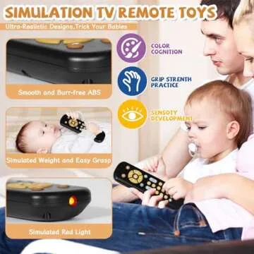 Orzbow Baby Remote Toy for Infant Play - Educational Sounds