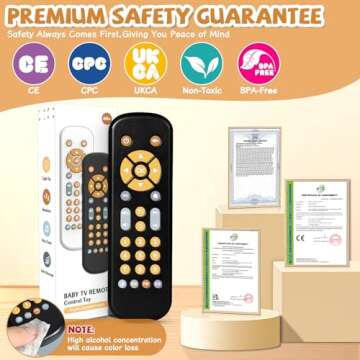 Orzbow Baby Remote Toy for Infant Play - Educational Sounds