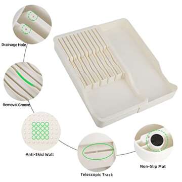 AWZITUO Knife Organizer - Expandable & Eco-Friendly
