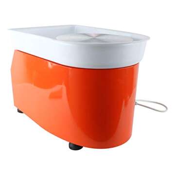 YaeTek 25CM 350W Electric Pottery Wheel Machine Ceramic Work Clay Forming Machine DIY Art Craft Tool...