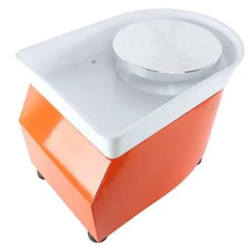 YaeTek 25CM 350W Electric Pottery Wheel Machine Ceramic Work Clay Forming Machine DIY Art Craft Tool 110V US Plug