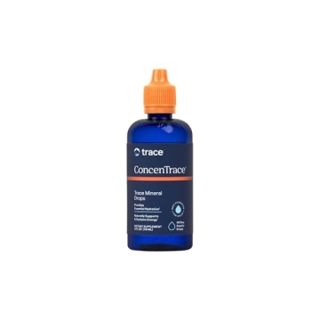 Trace Minerals ConcenTrace Trace Mineral Drops - Liquid Supplement for Bone & Joint Support - Aids H...