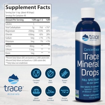Trace Minerals ConcenTrace Drops for Hydration & Joint Support