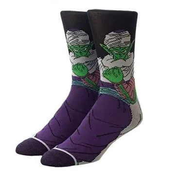 Dragonball 5 Pack Mens Crew Socks for Every Fan