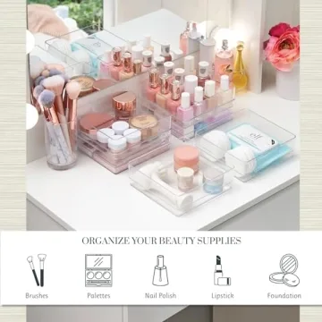 STORi SimpleSort Clear Drawer Organizer Set - 6-Piece