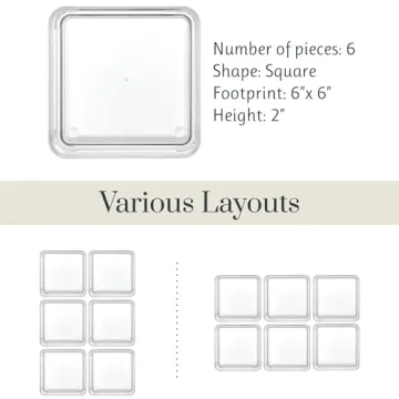 STORi SimpleSort Clear Drawer Organizer Set - 6-Piece