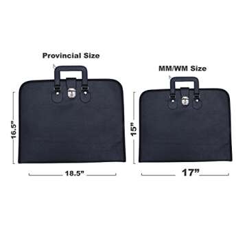 Masonic Provincial Full Dress Blue Lodge Apron Case