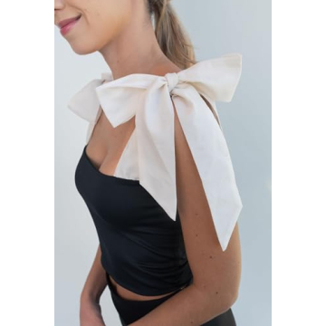 Elegant Calu Resortwear Klarissa Crop Top with Bow Straps