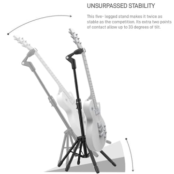 Stable Professional Locking Guitar Stand STARFISH+