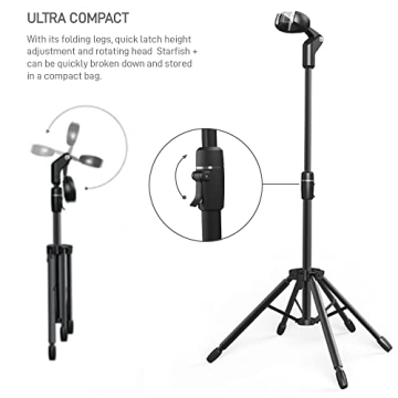 Stable Professional Locking Guitar Stand STARFISH+