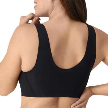 Bali Womens Comfort Revolution Easylite Wireless T-shirt Bra, Pullover Wirefree Full Coverage Bra, B...