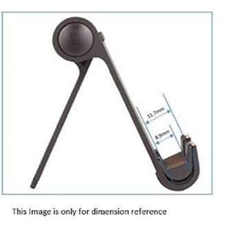 Amazon Basics Multi-Angle Portable Stand for iPad Tablet, E-reader and Phone - Silver