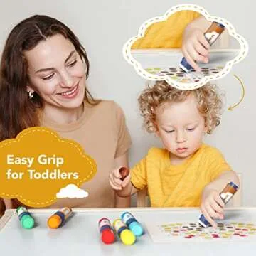 Washable Dot Markers for Toddlers | Fun & Safe Art Supplies