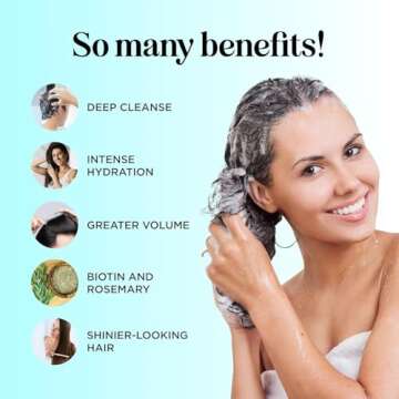 Rosemary Biotin Shampoo & Conditioner Set for Thinning Hair