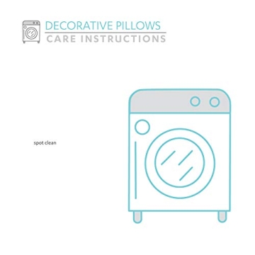 Lush Decor Blue Ticking Stripe Decorative Pillow 14" Round