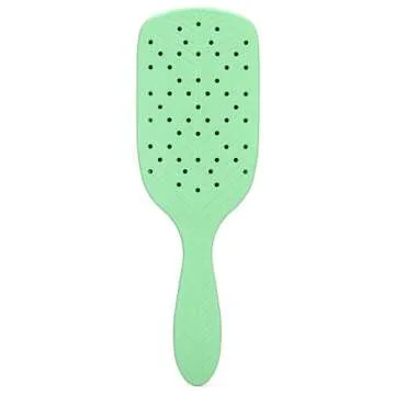 Wet Brush Go Green Thick Hair Paddle Detangling Brush, Green - Ultra-Soft IntelliFlex Bristles With ...