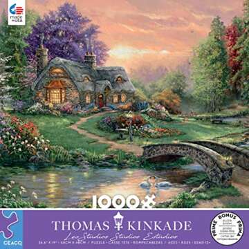 Ceaco - Thomas Kinkade - Sweetheart Retreat - 1000 Piece Jigsaw Puzzle