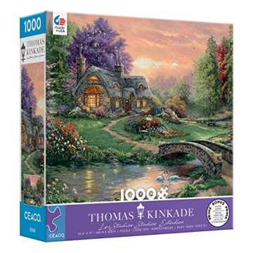 Ceaco - Thomas Kinkade - Sweetheart Retreat - 1000 Piece Jigsaw Puzzle
