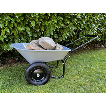 GARDEN STAR Two Wheel Poly Tray Wheelbarrow Easy Assembly