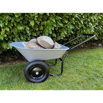 GARDEN STAR Two Wheel Poly Tray Wheelbarrow Easy Assembly