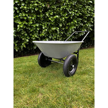 GARDEN STAR Two Wheel Poly Tray Wheelbarrow Easy Assembly