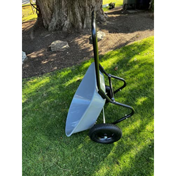 GARDEN STAR Two Wheel Poly Tray Wheelbarrow Easy Assembly